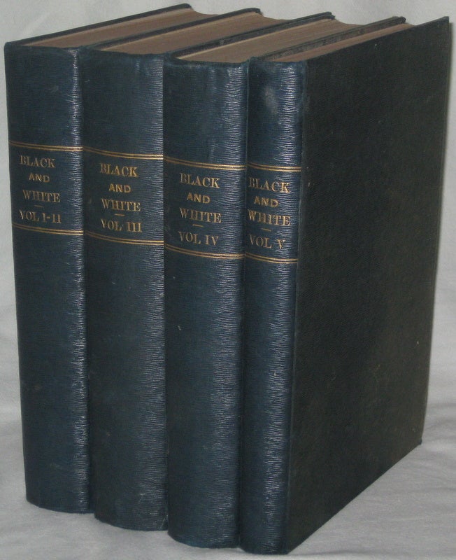 Item #26803 BLACK AND WHITE BUDGET (TRANSVAAL SPECIAL) (5 Vols in 4). BLACK AND WHITE BUDGET.